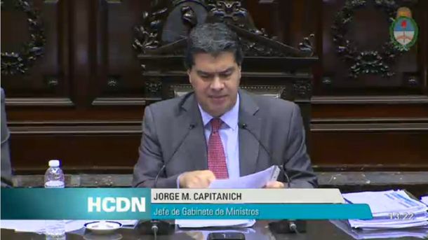 Capitanich expone en Diputados para su octavo informe de gestión