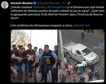 Papelón: la insólita fake news de Gerardo Morales en medio de la represión