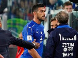 Pellè fue expulsado de la selección italiana