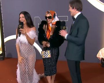 El cautivante look de Wanda Nara en los Premios Martín Fierro