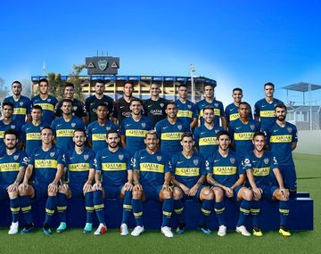 La foto oficial del plantel de Boca 2018-2019. Algunos no están inscriptos en la Libertadores.