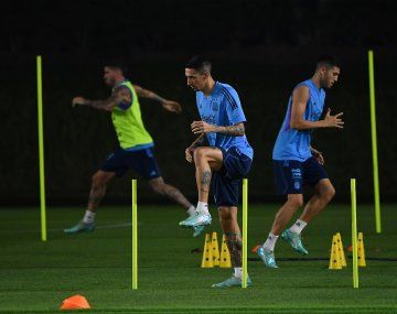 Tranquilidad en la Selección: Ángel Di María volvió a los entrenamientos