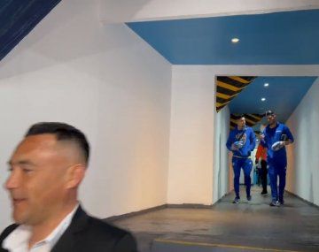 Así se retiraba Zambrano tras la pelea con Benedetto en el vestuario