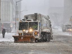Nueva York, blanca por una tormenta de nieve