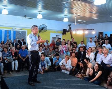 Macri se reunió con jubilados en San Luis