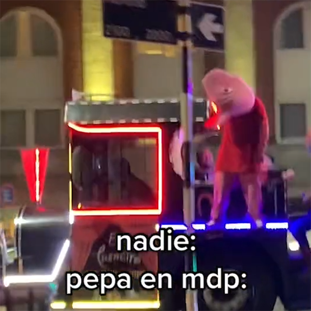 Peppa Pig se picó en Mar del Plata