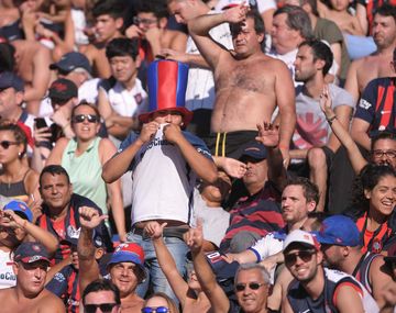 Hinchas de San Lorenzo.