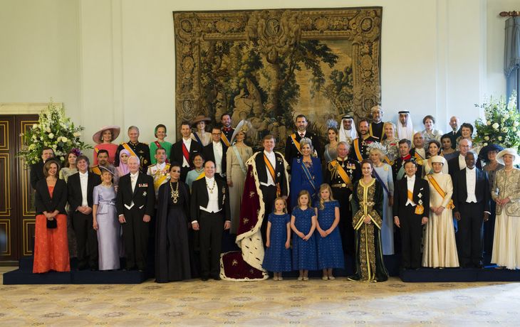 Boudou y Rojkés, presentes en la foto oficial de la coronación