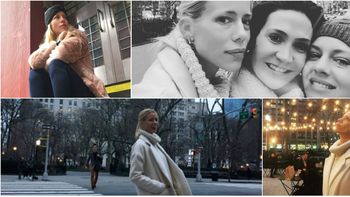 Nicole junto a Geraldine y la diseñadora Estefanía Rubioen NYC Nicole junto a Geraldine y la diseñadora Estefanía Rubioen NYC