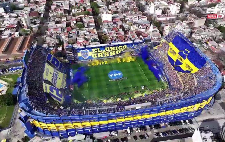 Así fue el recibimiento de los hinchas de Boca para el Superclásico