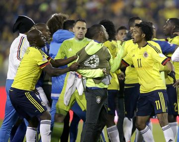 VIDEO: Mirá los incidentes luego del triunfo de Colombia ante Brasil