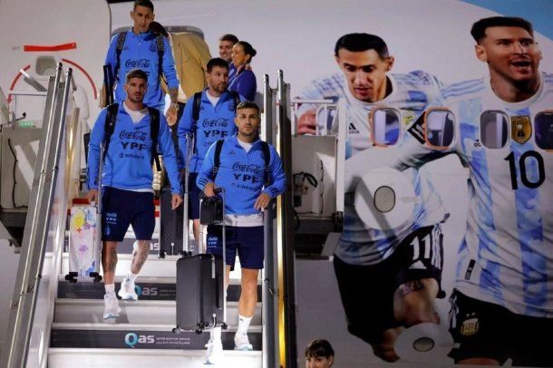 Mundial de Qatar 2022: la Selección Argentina ya está en Doha