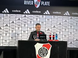 Demichelis habló de Armani tras el empate con Vélez