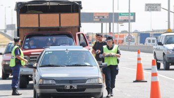 Multas de tránsito en las rutas del país.