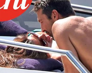 Gianluigi Buffon y Ilaria DAmico, a los besos