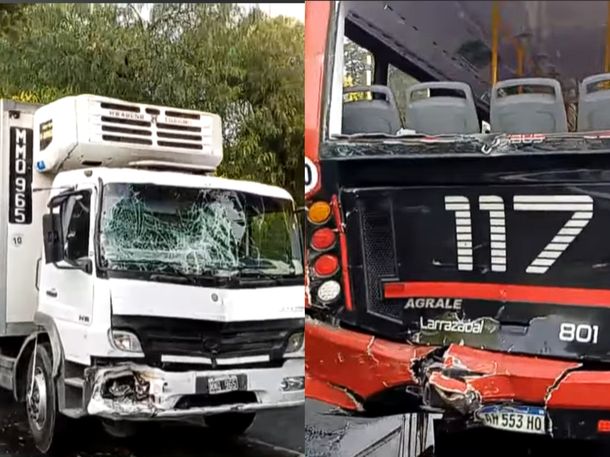 Choque en la General Paz: 18 personas resultaron heridas y hubo caos vehicular