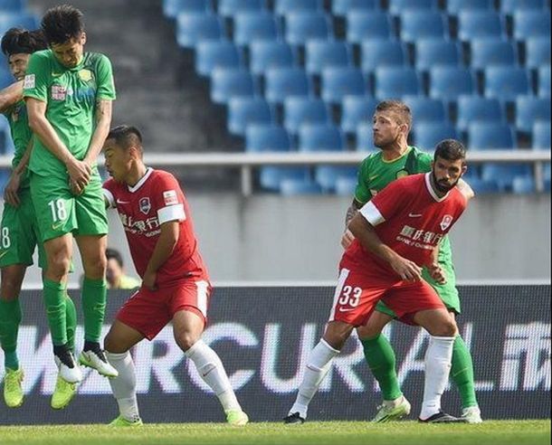 ¿Cómo le fue a Emmanuel Gigliotti en su debut en el fútbol chino?