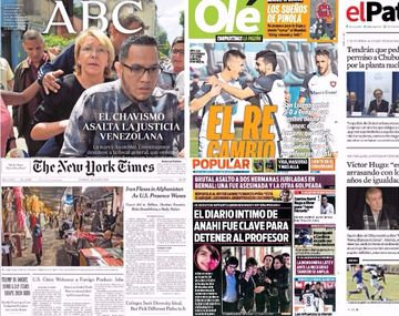 Mirá las tapas de los diarios