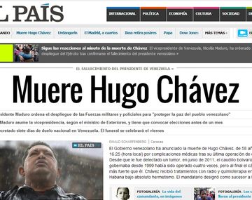 Así reflejaron los medios del mundo la muerte de Hugo Chávez