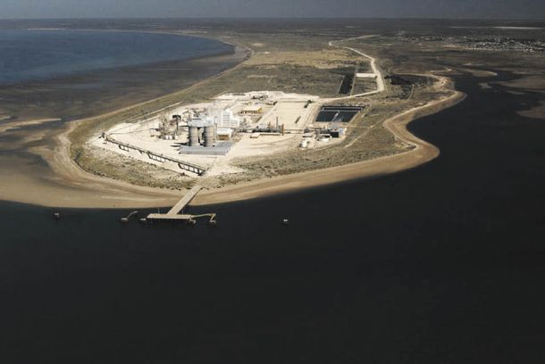 Fábrica. La planta de Alpat en San Antonio Oeste