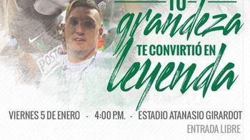 Flyer de la despedida de Franco Armani Flyer de la despedida de Franco Armani