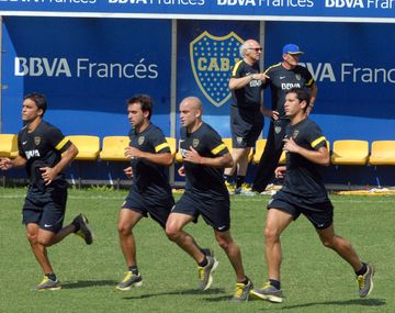 Riquelme se entrenó