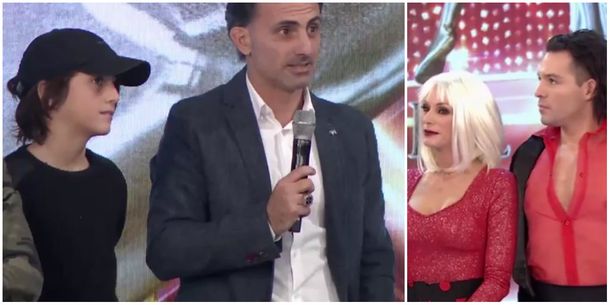 Diego Latorre fue a ShowMatch para apoyar a su mujer