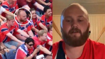 el hincha de noruega que desafia el festejo mas famoso del mundial: no voy a remar