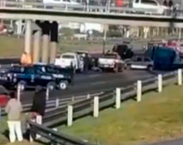 Choque múltiple en Panamericana: 2 kilómetros de demora