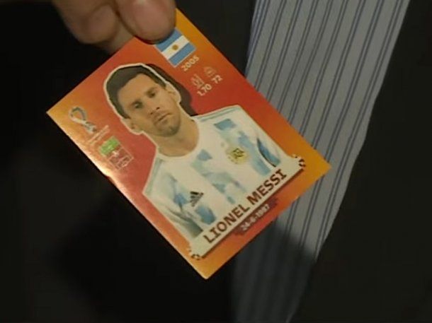 C5N encontró la figurita de Messi para el álbum del Mundial
