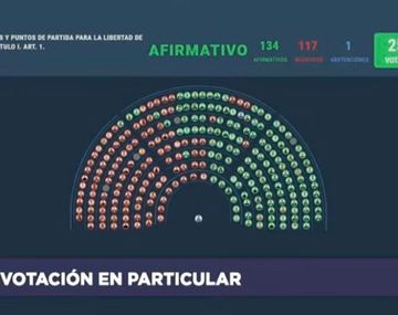 Ley Bases: qué diputados votaron a favor de las facultades delegadas