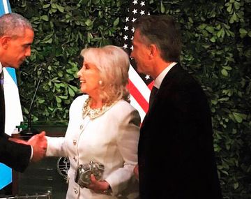 El saludo a Mirtha con Obama y la ausencia de Tinelli