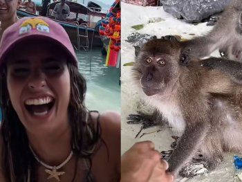 Julieta Poggio en Tailandia.