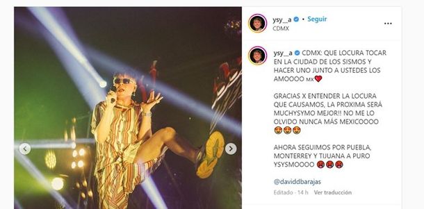 Autoridades cancelan el segundo show del trapero Ysy A en México por causar temblores: "Sentimos como 14 temblores, fue horrible"