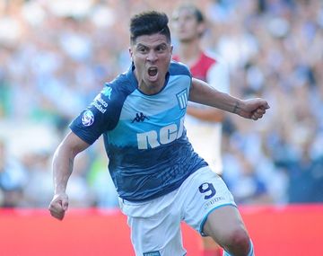 Jonatan Cristaldo en Racing - Crédito:&nbsp;@RacingClub&nbsp;