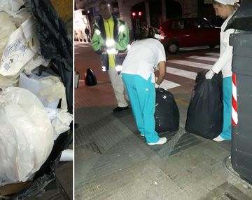 Peligro en el microcentro porteño: hallan residuos patógenos en un container