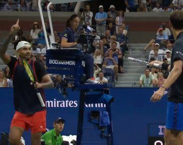 Video: el increíble punto de Kyrgios en el US Open ante Medvedev