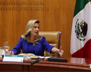 En México, Fabiola Yañez con agenda social