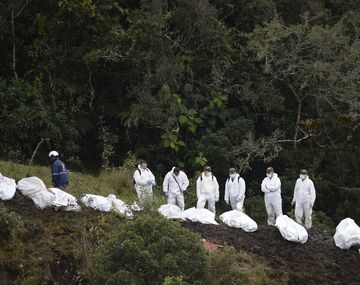 Así retiraban los cuerpos de la tragedia de Chapecoense