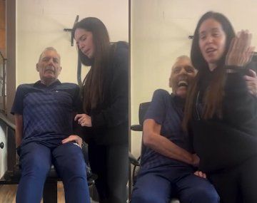 Entre risas y esfuerzo: el emotivo recuerdo de Russo que publicó su kinesióloga