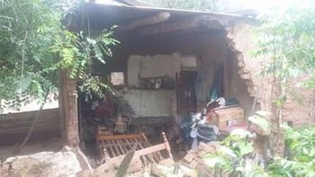 Así quedó la casa de la mujer que murió en Salta Así quedó la casa de la mujer que murió en Salta