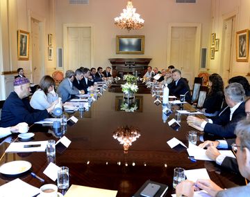 Macri reunió a su gabinete en la Casa Rosada