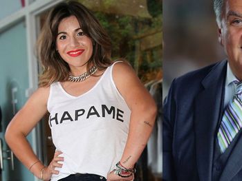 Fuerte cruce entre Gianinna Maradona y Luis Ventura