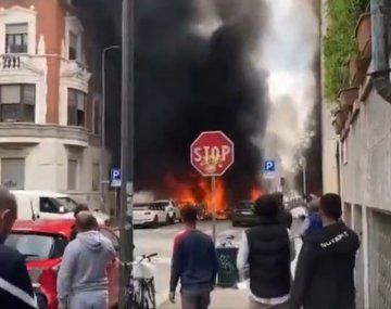 Fuerte explosión e incendio en el centro de Milán: una persona resultó herida