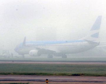 La niebla afectó unos 16 vuelos en Ezeiza y Aeroparque