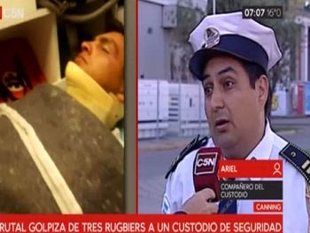 Habló el compañero del seguridad golpeado por rugbiers: Los padres se reían