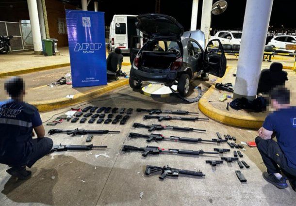 Intentó ingresar con armas de guerra y fue detenido en la Triple Frontera