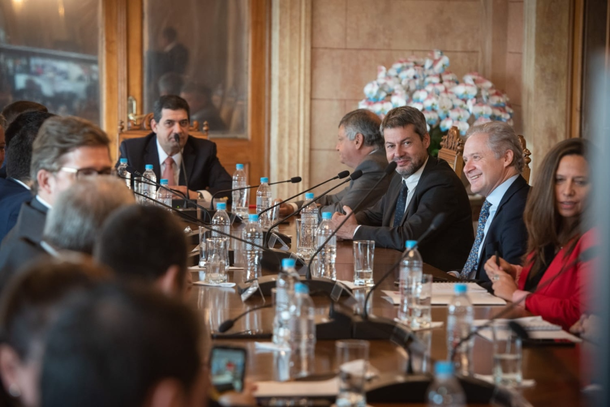 Mundial 2030: Lammens se reunió con sus pares de Paraguay, Uruguay y Chile
