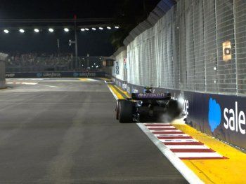 Colapinto terminó en la posición 16 en la segunda prueba en Singapur