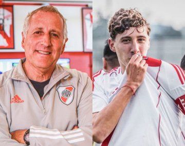 Fuerte cruce en River: el coordinador de inferiores desmintió a la madre de Luca Scarlato